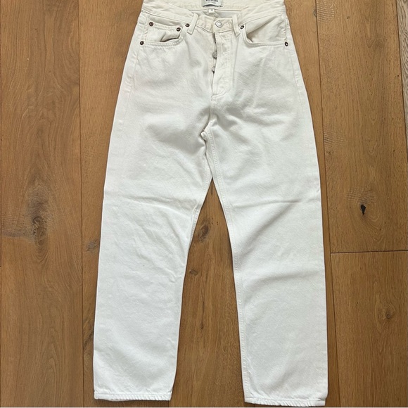 Agolde White - 90’s Crop Denim - Picture 3 of 6